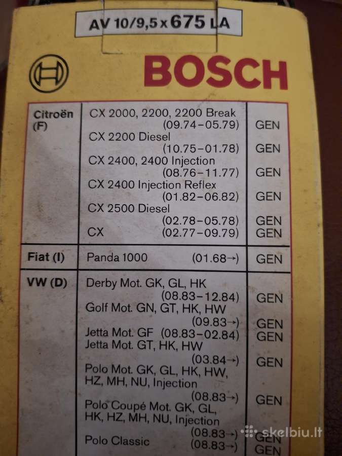 Bosch Paskirstymo diržas - nuotraukos Nr. 3