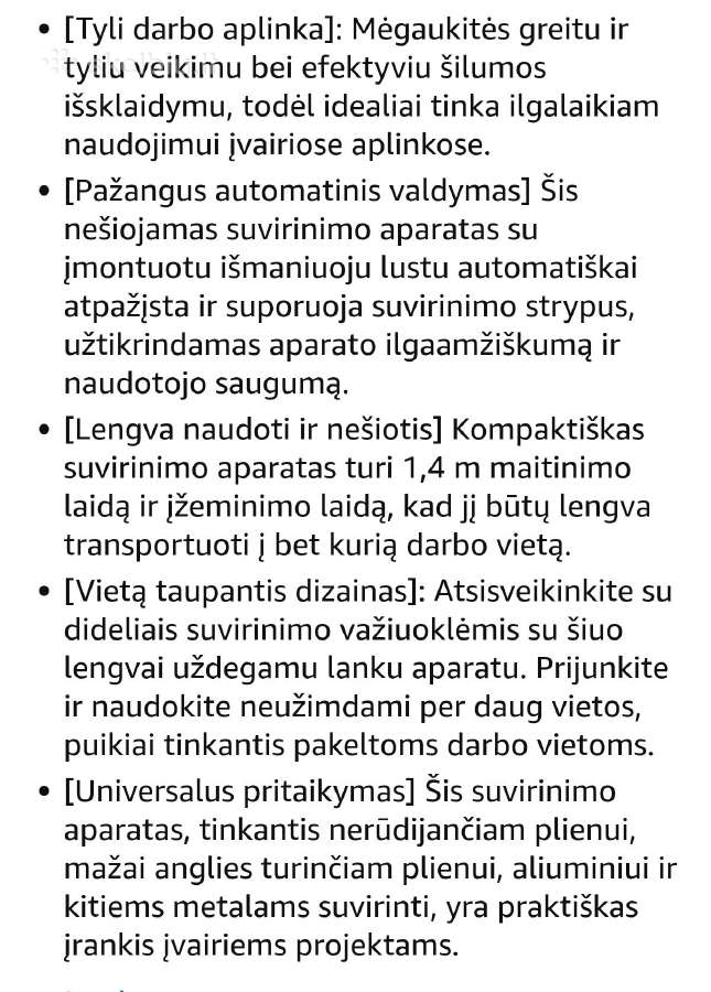 Seesii nešiojamas rankinis suvirinimo aparatas - nuotraukos Nr. 3