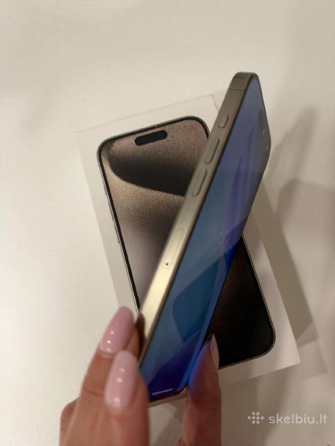 iPhone 15 Pro, 256gb, Titanium - nuotraukos Nr. 3