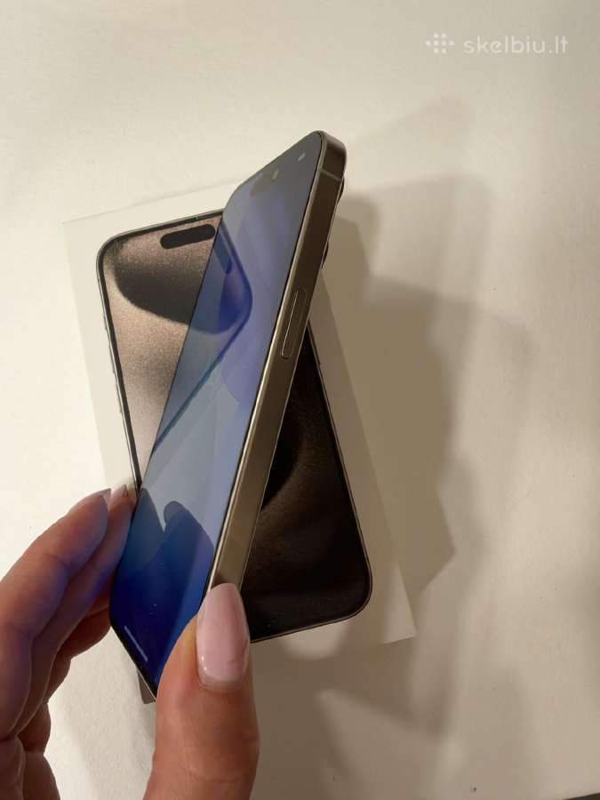 iPhone 15 Pro, 256gb, Titanium - nuotraukos Nr. 4
