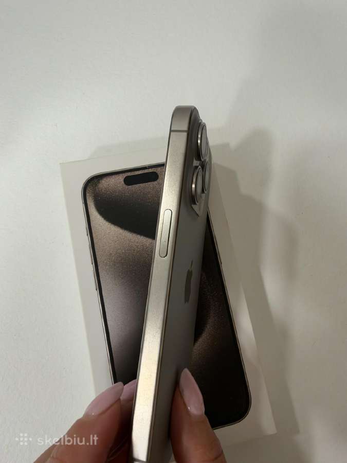 iPhone 15 Pro, 256gb, Titanium - nuotraukos Nr. 6