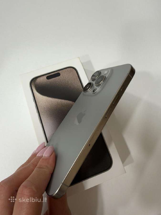 iPhone 15 Pro, 256gb, Titanium - nuotraukos Nr. 8