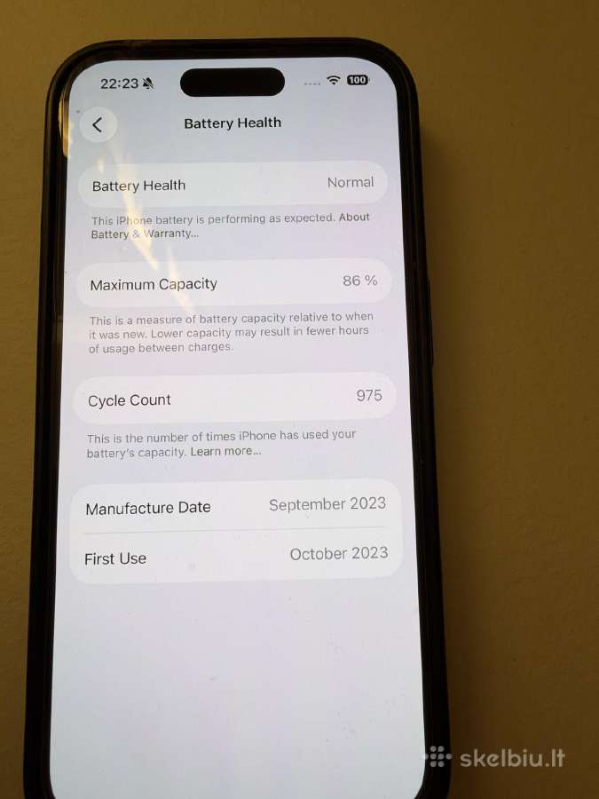 iPhone 15 Pro, 256gb, Titanium - nuotraukos Nr. 10