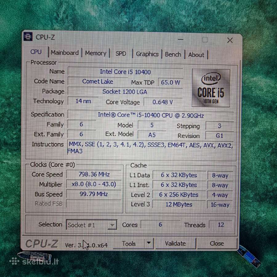 Žaidimų kompiuteris Gtx 1660 Super 6gb / i5-10400 - nuotraukos Nr. 11