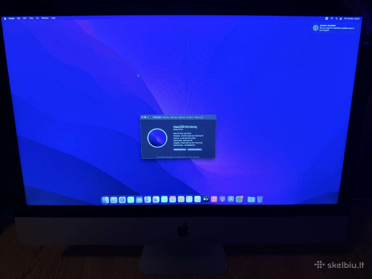 iMac “27 (Late 2013) - nuotraukos Nr. 7