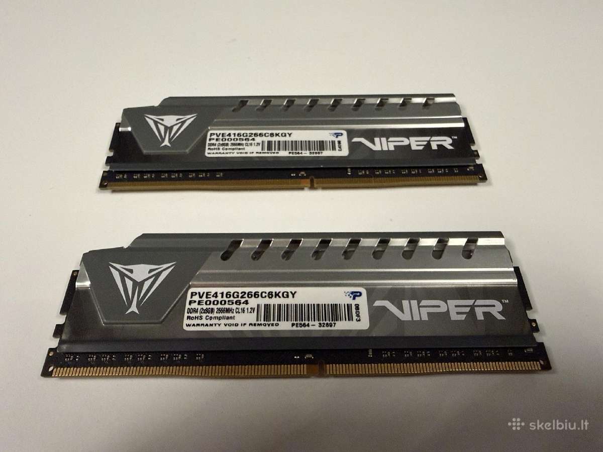 Patriot Viper Elite Ddr4 16gb ( 2x8gb ) 2666mhz - nuotraukos Nr. 2
