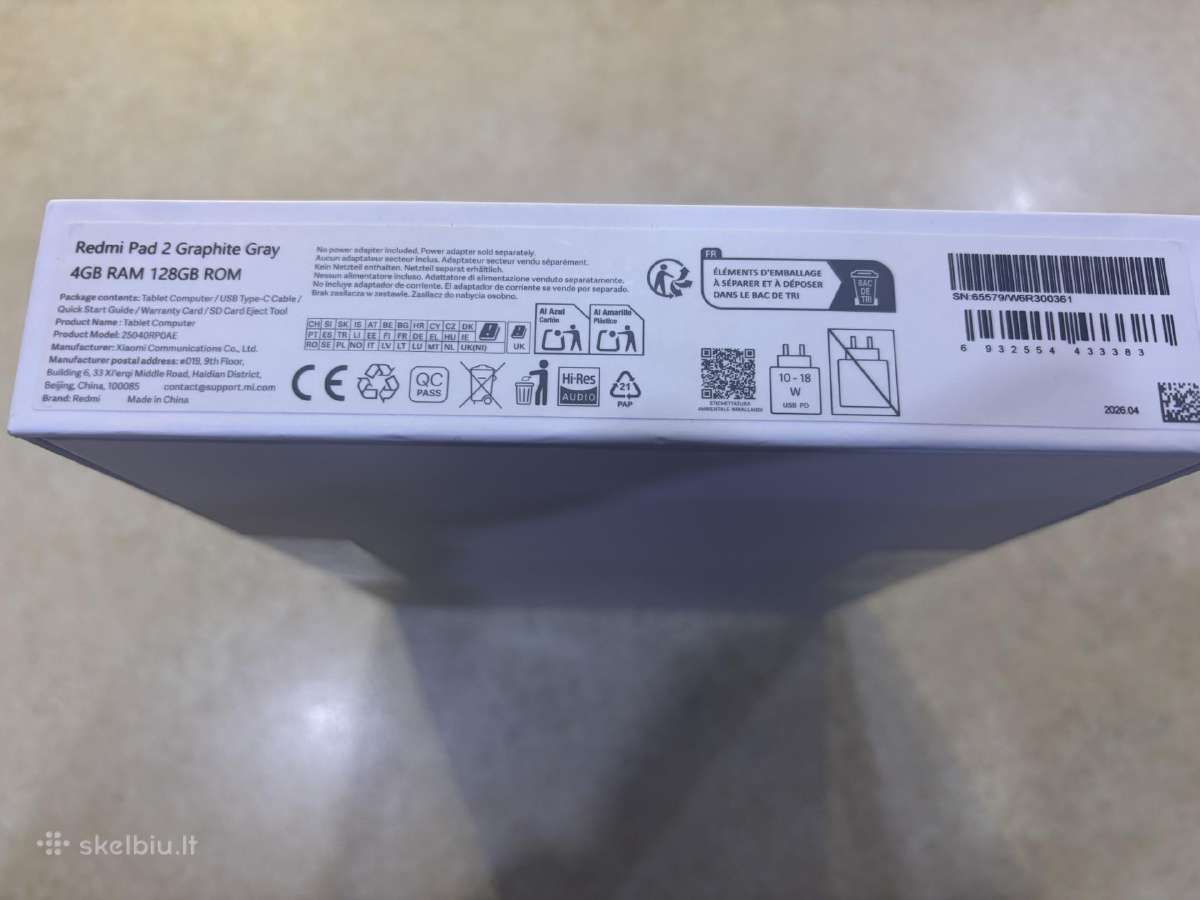 Redmi Pad 2 Naujas - nuotraukos Nr. 3