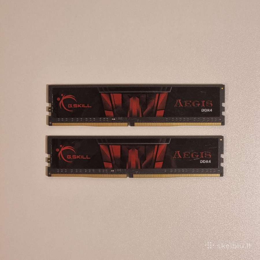G.skill Aegis 16gb (2x8gb) Ddr4 3200mhz Cl16 - nuotraukos Nr. 2
