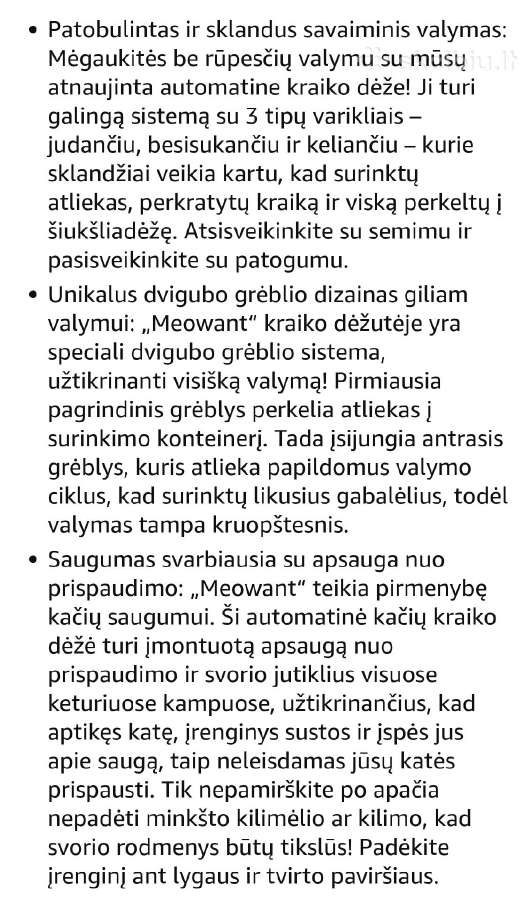 Išmanus,savaime issivalantis kačių tualetas - nuotraukos Nr. 5