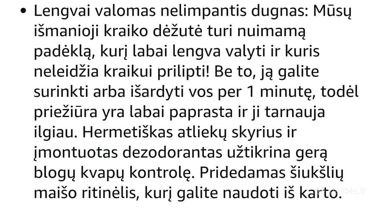 Išmanus,savaime issivalantis kačių tualetas - nuotraukos Nr. 7