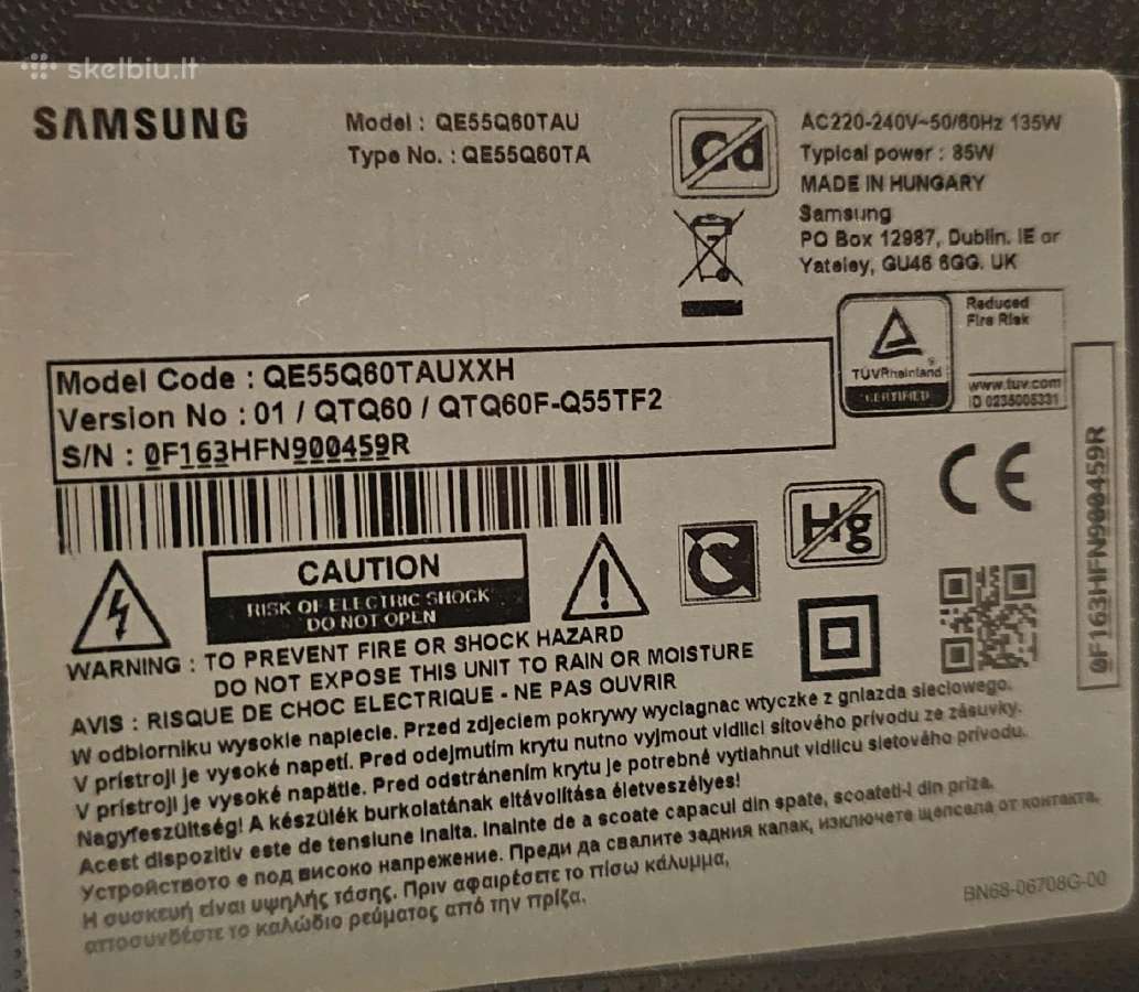 Samsung televizorius - nuotraukos Nr. 4