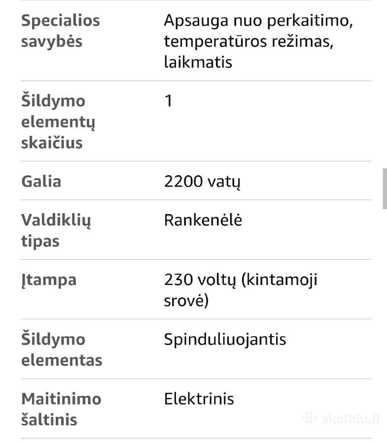 Keramikinė kaitlentė 2200w - nuotraukos Nr. 7