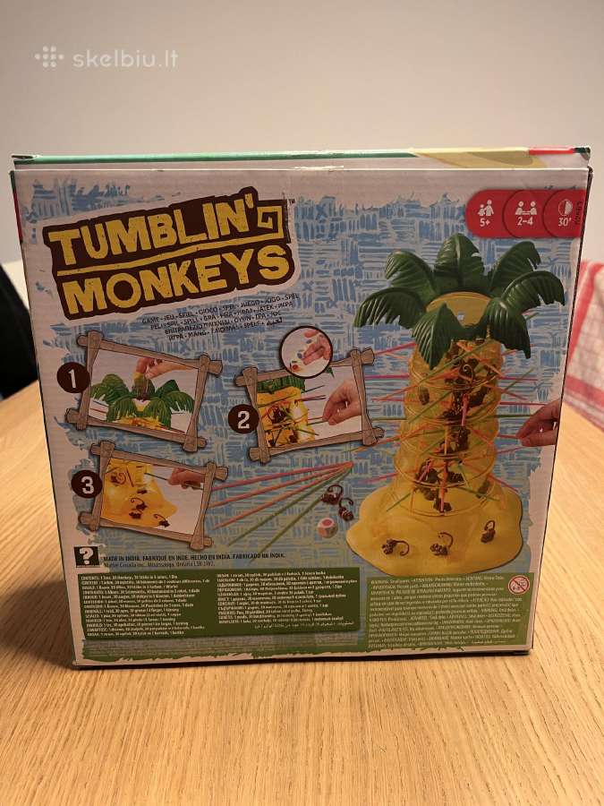 Stalo žaidimas: Mattel Tumblin' Monkeys – Beždžion - nuotraukos Nr. 4