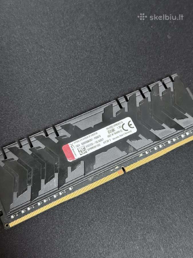 Hyperx Predator Ddr4 8 GB 3000 MHz - nuotraukos Nr. 3