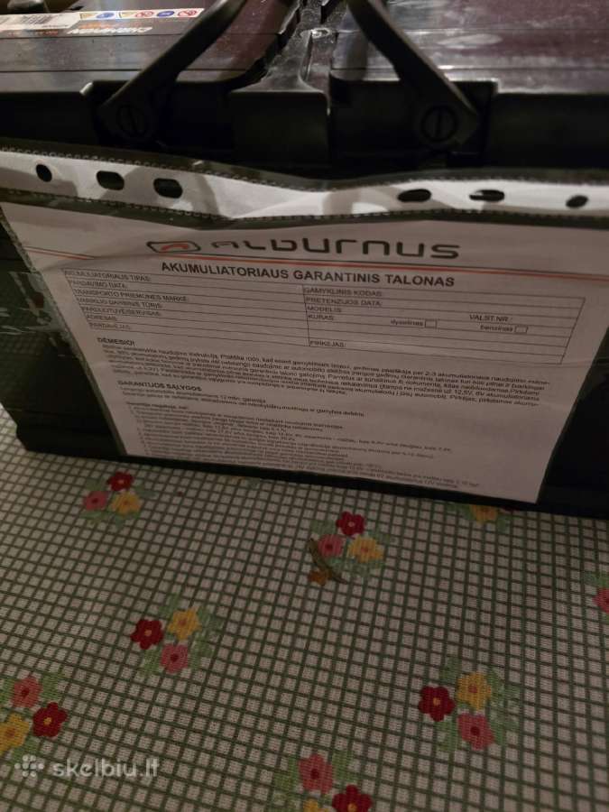 Akumuliatorius - nuotraukos Nr. 2