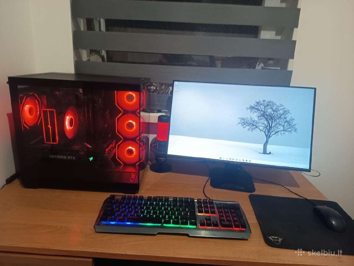Žaidimų Pc Ryzen 5 7500f / Rtx 3070 + 240hz Mon. - nuotraukos Nr. 3