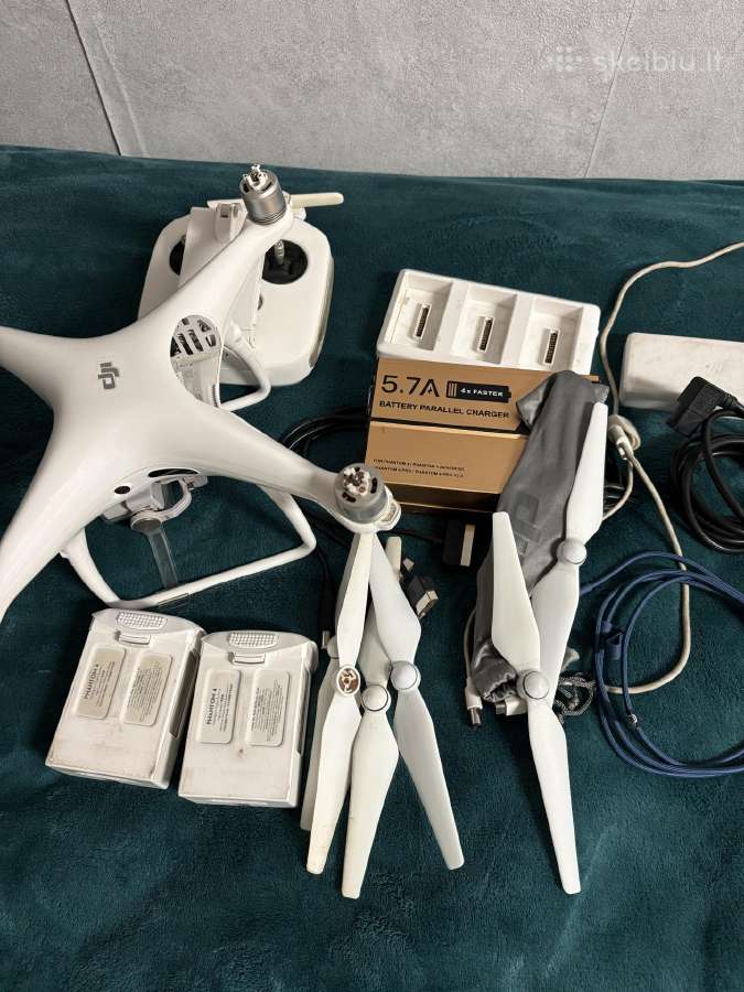 Dronas Dji Phantom 4 Pro su priedais - nuotraukos Nr. 2