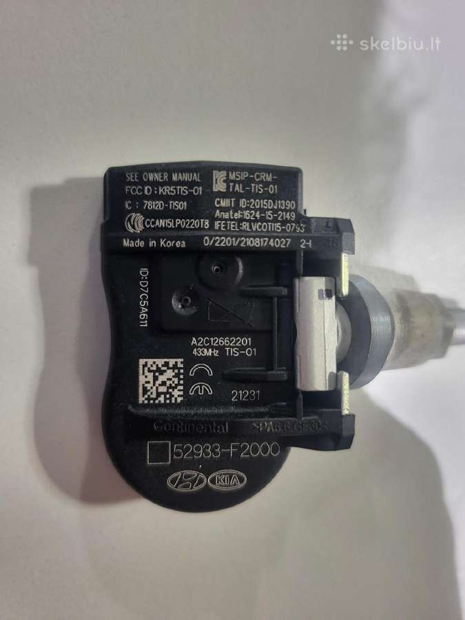 Hyundai Tpms davikliai 4vnt - nuotraukos Nr. 2