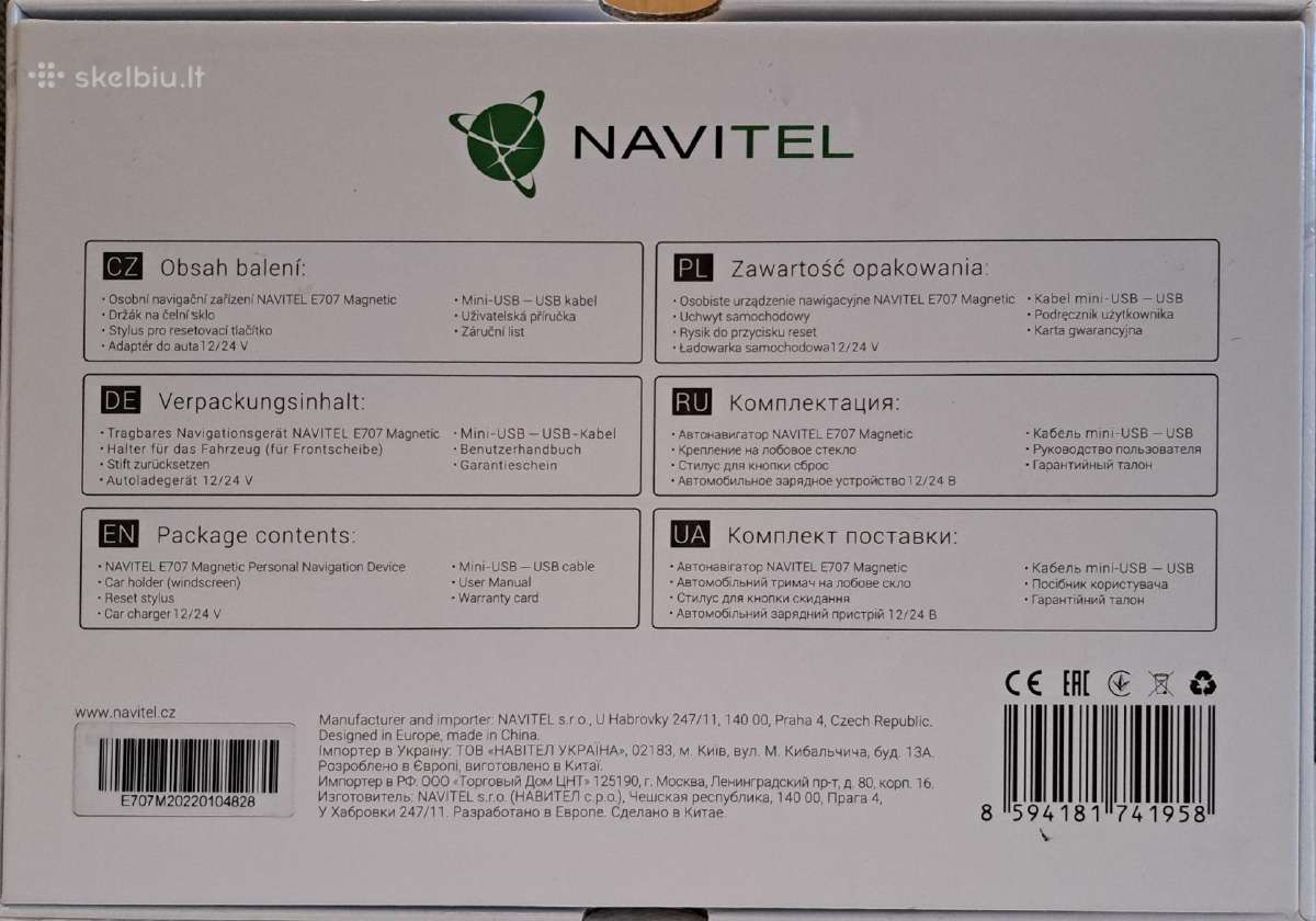 Navigacija Navitel E707 Magnetic - nuotraukos Nr. 9