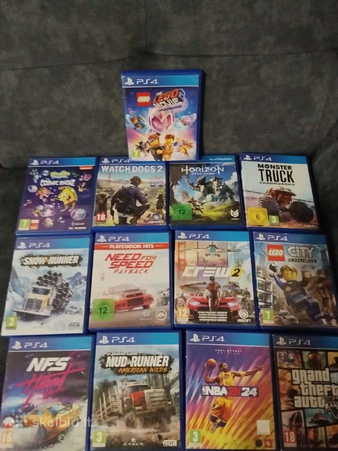 Playstation 4 (Ps4) su žaidimais - nuotraukos Nr. 2