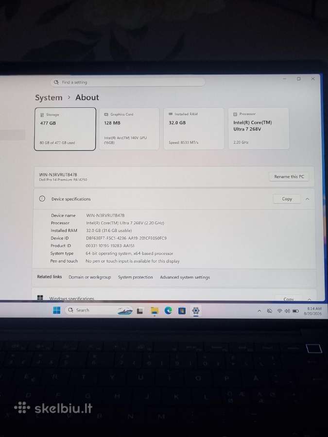 Dell Pro 14 Premium - nuotraukos Nr. 8