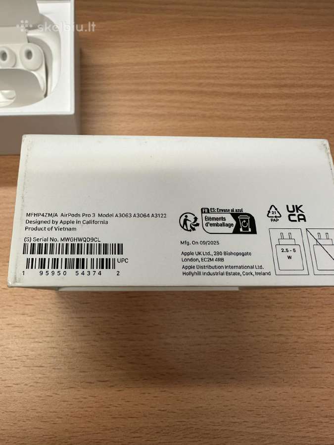 Airpods Pro 3 - nuotraukos Nr. 2