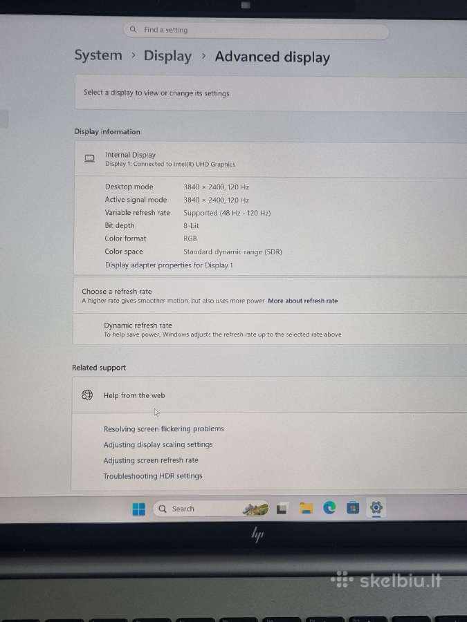 Hp Zbook Fury G11 i9 Ada 4000 - nuotraukos Nr. 10