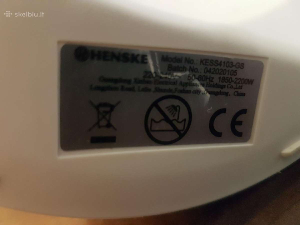 Henske baltas virdulys 1,5 l, 2200w - nuotraukos Nr. 6