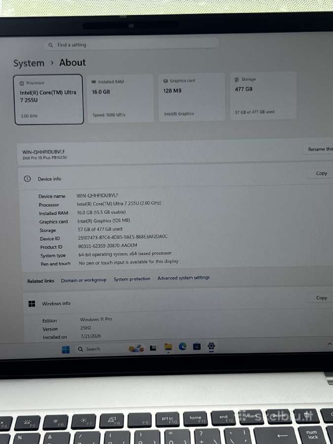 Dell Pro 16 Plus Ultra - nuotraukos Nr. 10