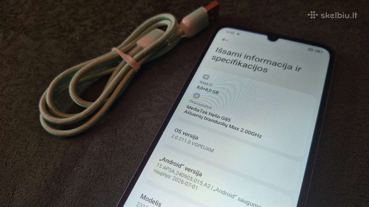 Xiaomi Poco C65 16/256gb - nuotraukos Nr. 3