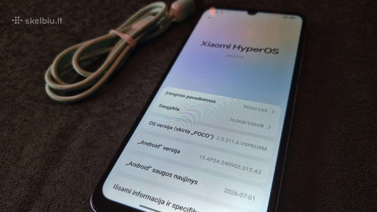 Xiaomi Poco C65 16/256gb - nuotraukos Nr. 4