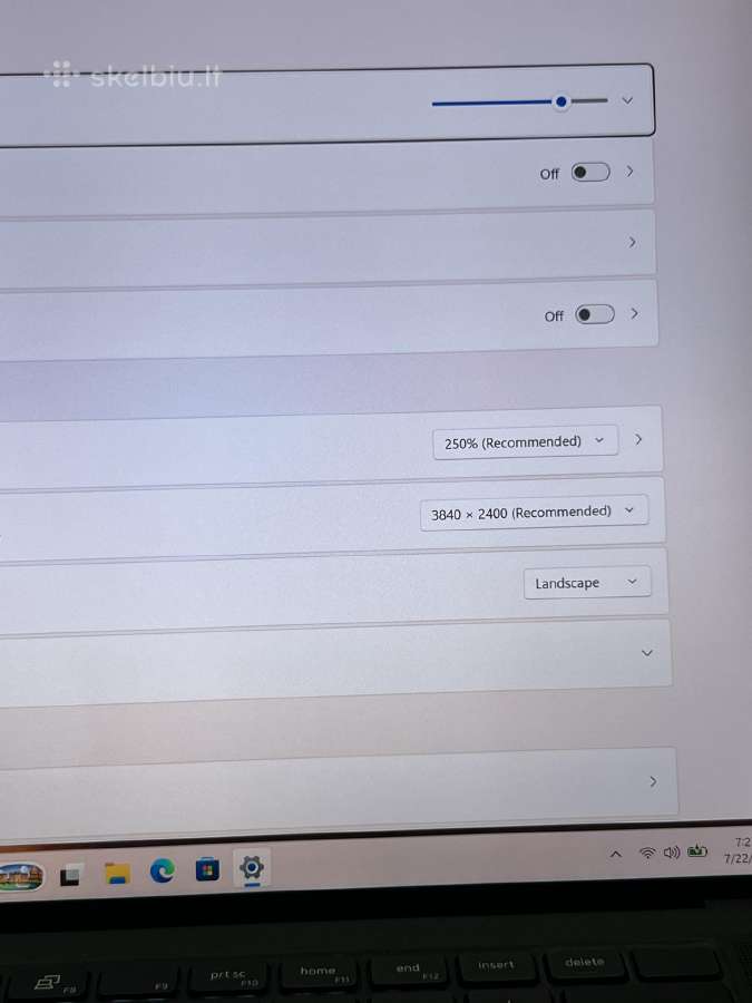 Dell Precision 5560 i7 4k Touch - nuotraukos Nr. 8