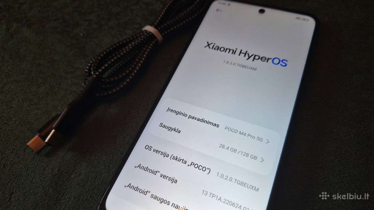 Xiaomi Poco M4pro 5G 12/128gb - nuotraukos Nr. 4