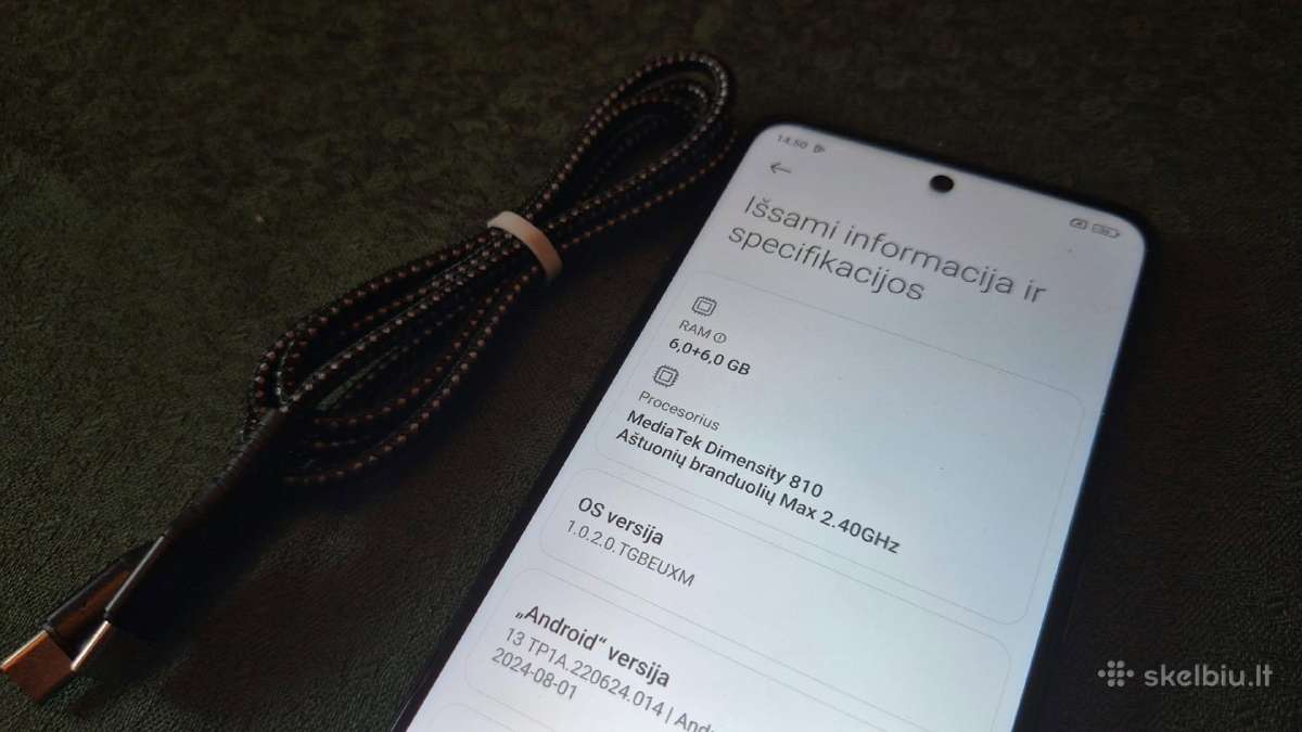 Xiaomi Poco M4pro 5G 12/128gb - nuotraukos Nr. 6