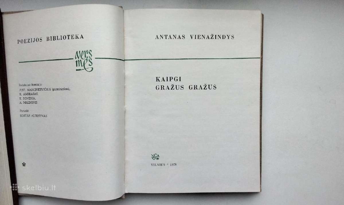 A. Vienažindys. Kaipgi gražus gražus. 1978 m. leid - nuotraukos Nr. 3