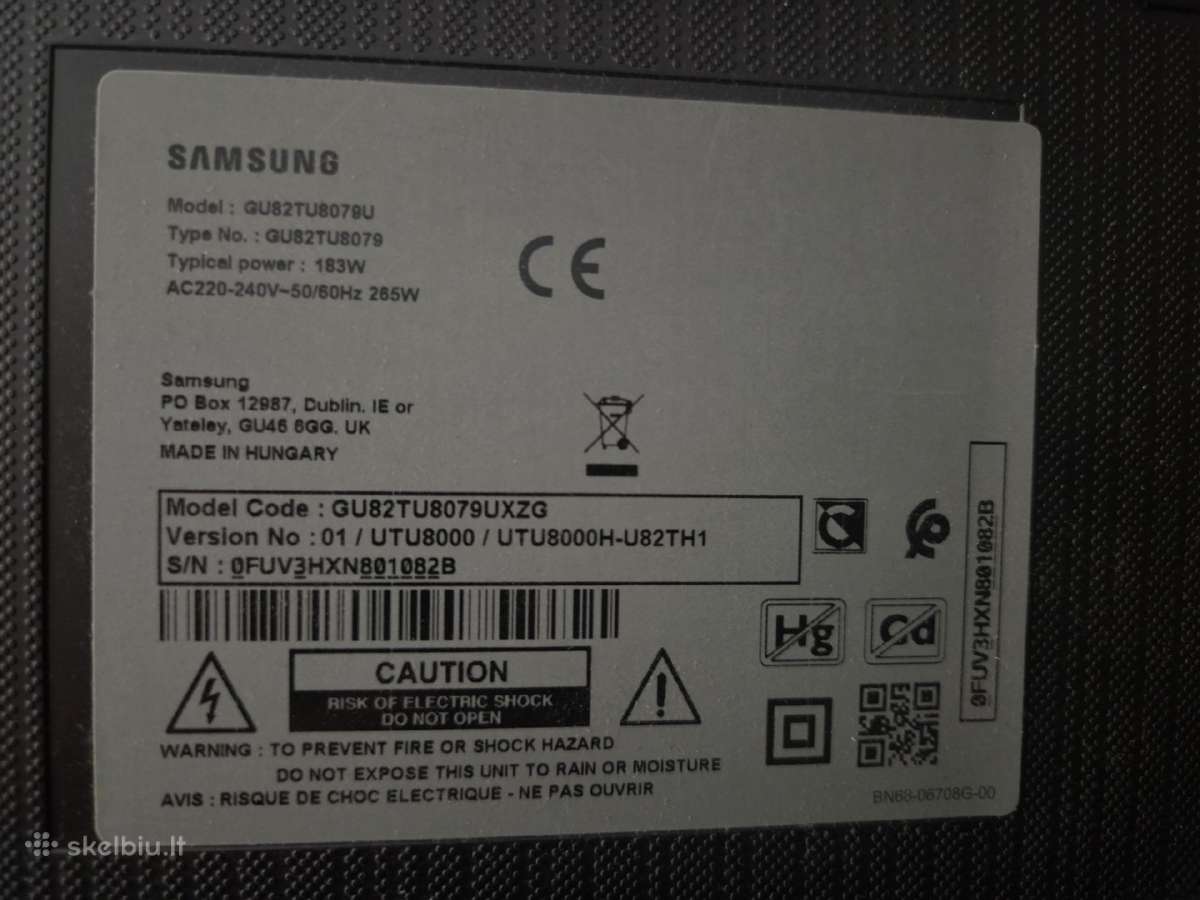 Samsung Smart TV 4k Uhd LED - nuotraukos Nr. 2