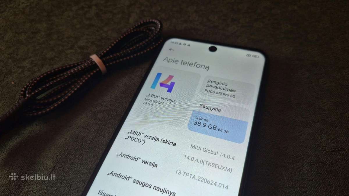 Xiaomi Poco M3pro 5G Dual Sim - nuotraukos Nr. 3