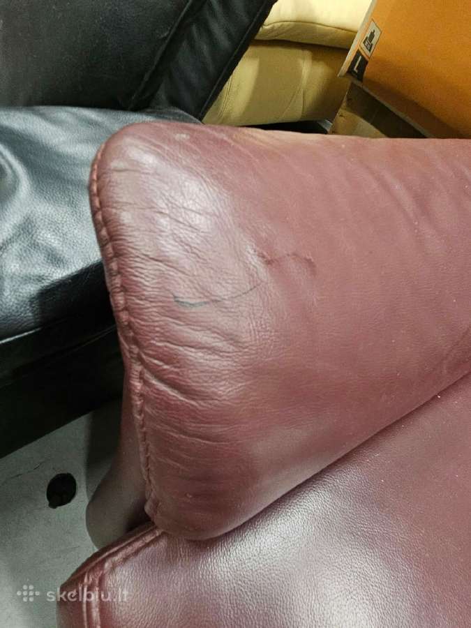 Odinė sofa - nuotraukos Nr. 2