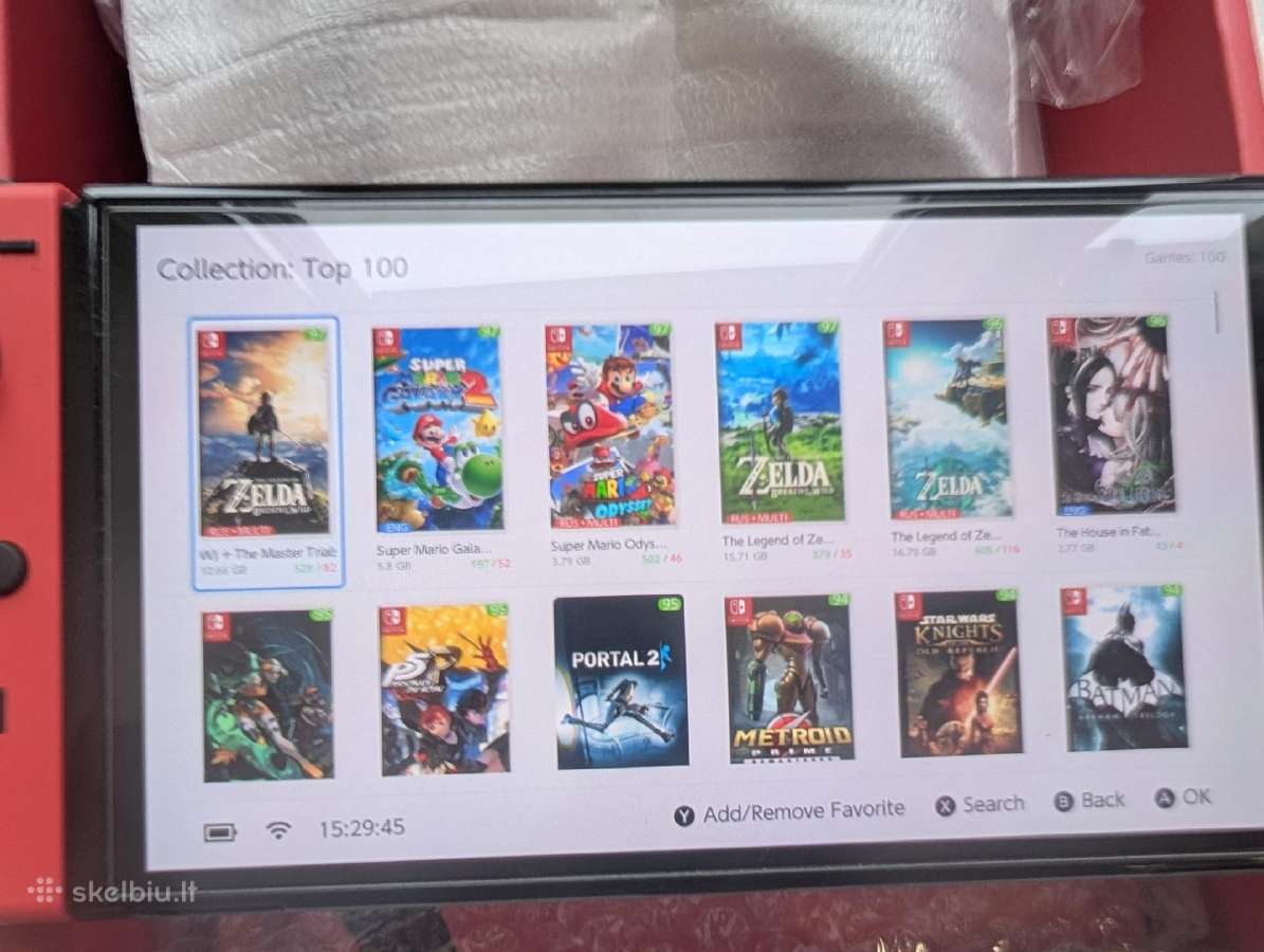 Nintendo Switch oled Atristas 128gb su garantija - nuotraukos Nr. 4