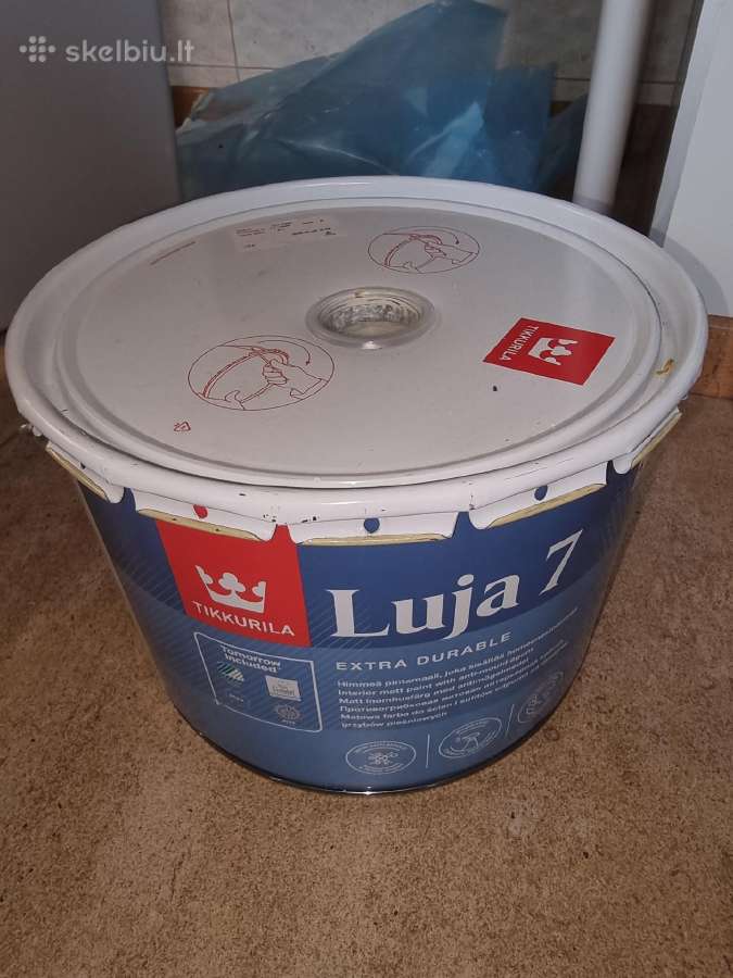 Neatidaryti Tikkurila Luja7 9l Šviesiai pilki - nuotraukos Nr. 2