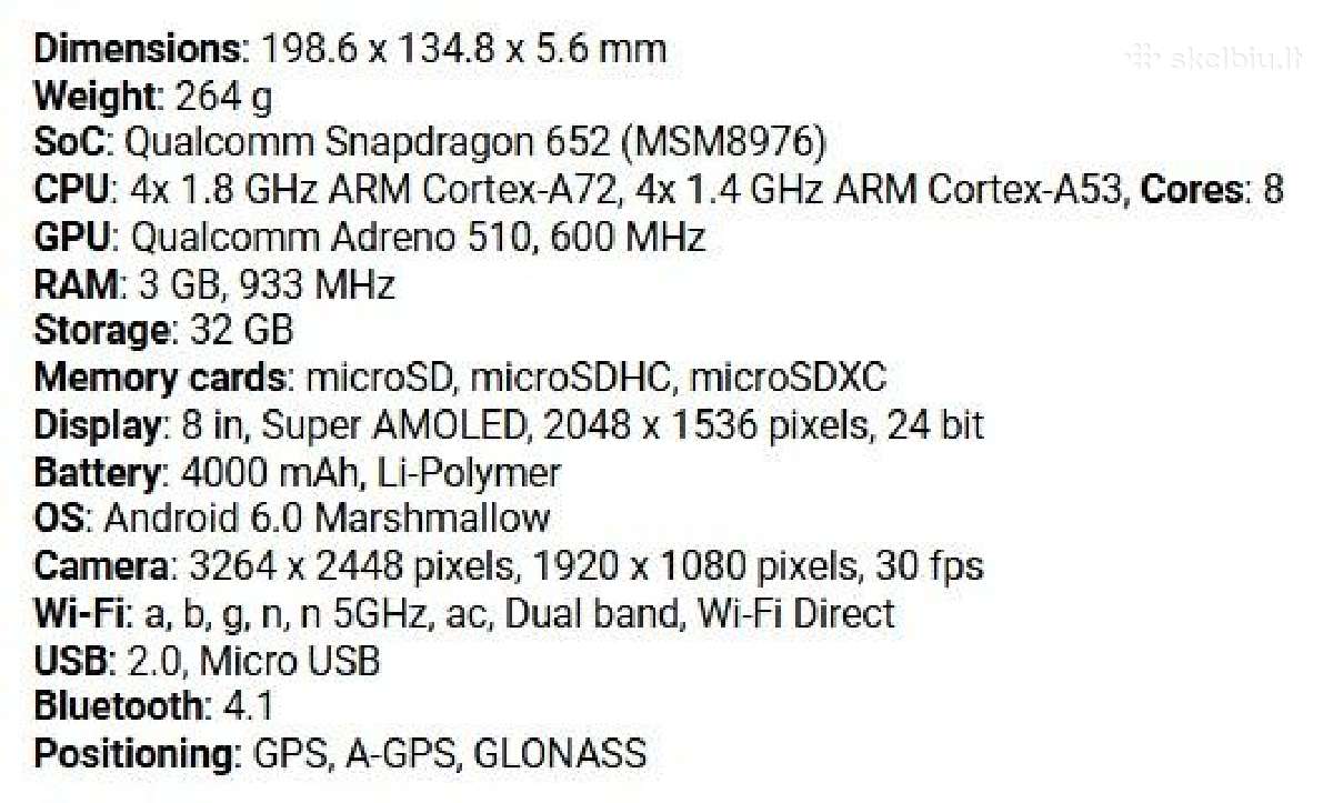 Samsung planšetės - nuotraukos Nr. 2