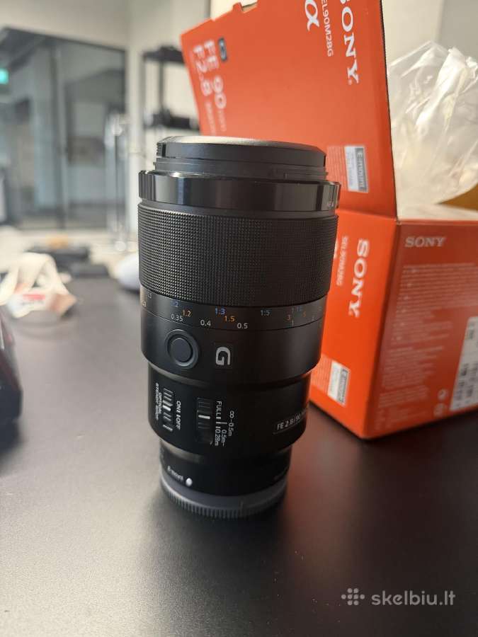 Objektyvas Sony Fe Sel90m28g 90mm, F/2.8 Macro Go - nuotraukos Nr. 2