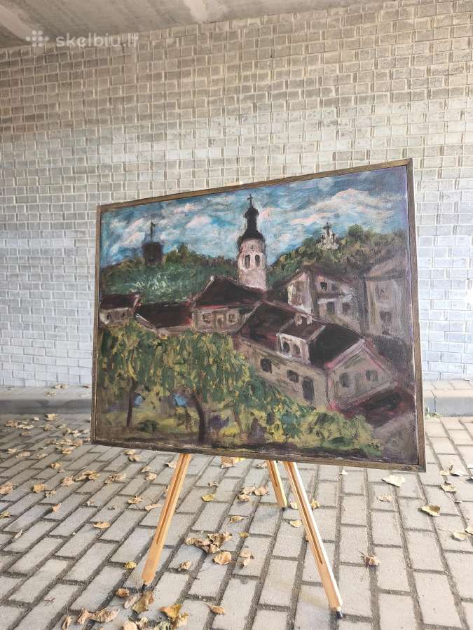 Vintažinis Vilniaus paveikslas - nuotraukos Nr. 3