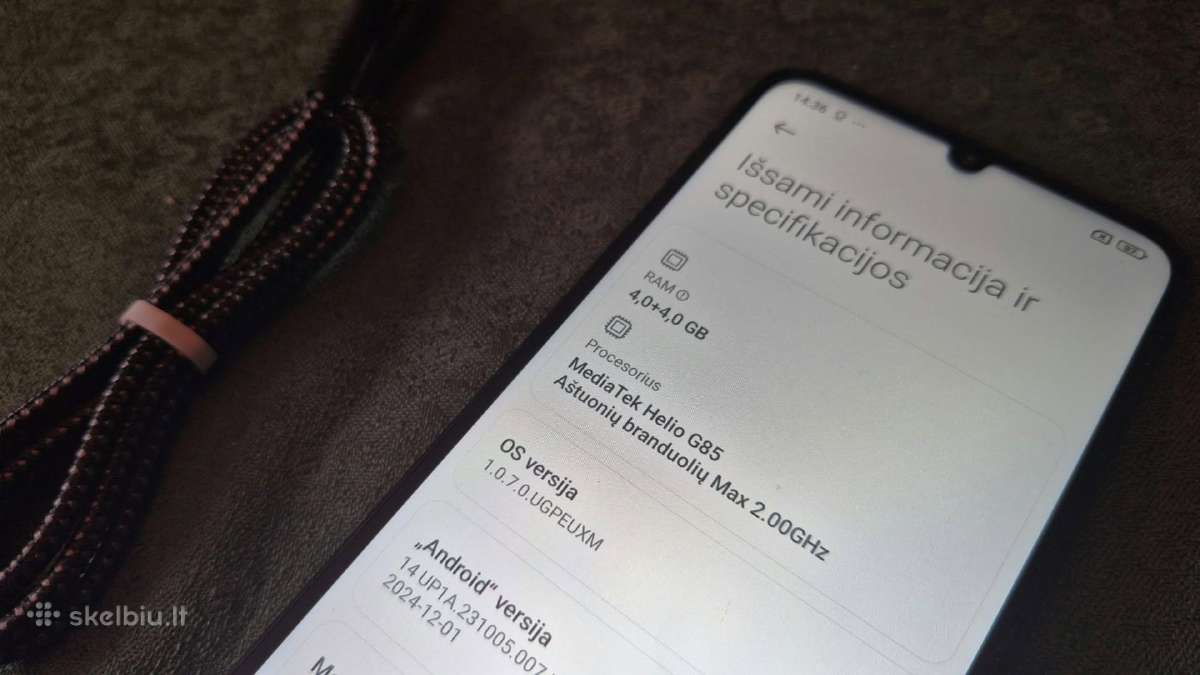 Xiaomi Redmi 13c 8/128gb - nuotraukos Nr. 6