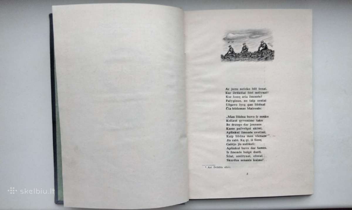 E. Mieželaitis. Broliška poema. 1954 m. leid. - nuotraukos Nr. 2