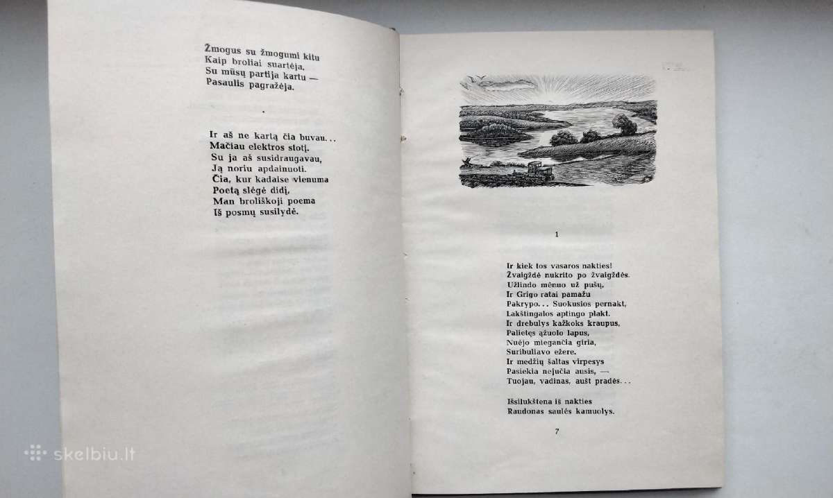 E. Mieželaitis. Broliška poema. 1954 m. leid. - nuotraukos Nr. 3