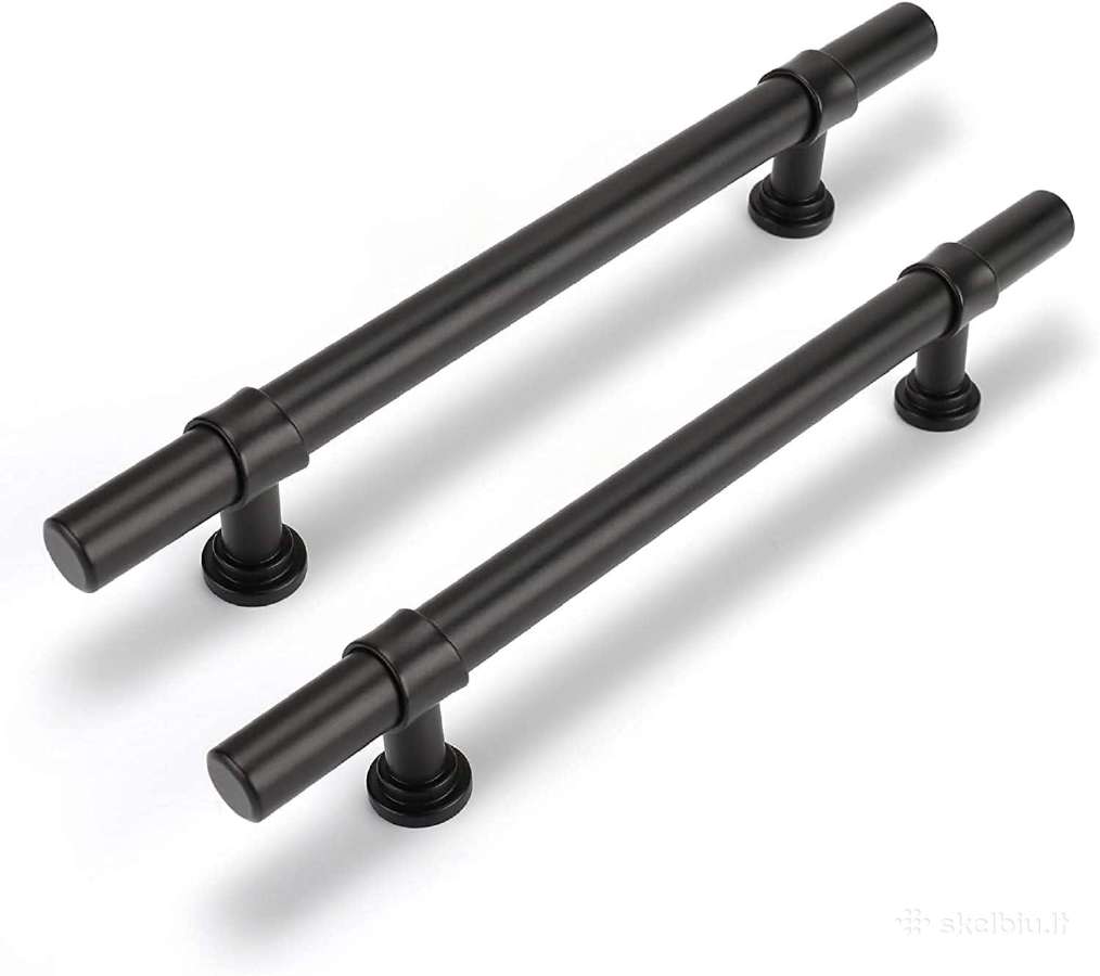 Lontan juodos spintelių rankenėlės 160 mm - nuotraukos Nr. 5