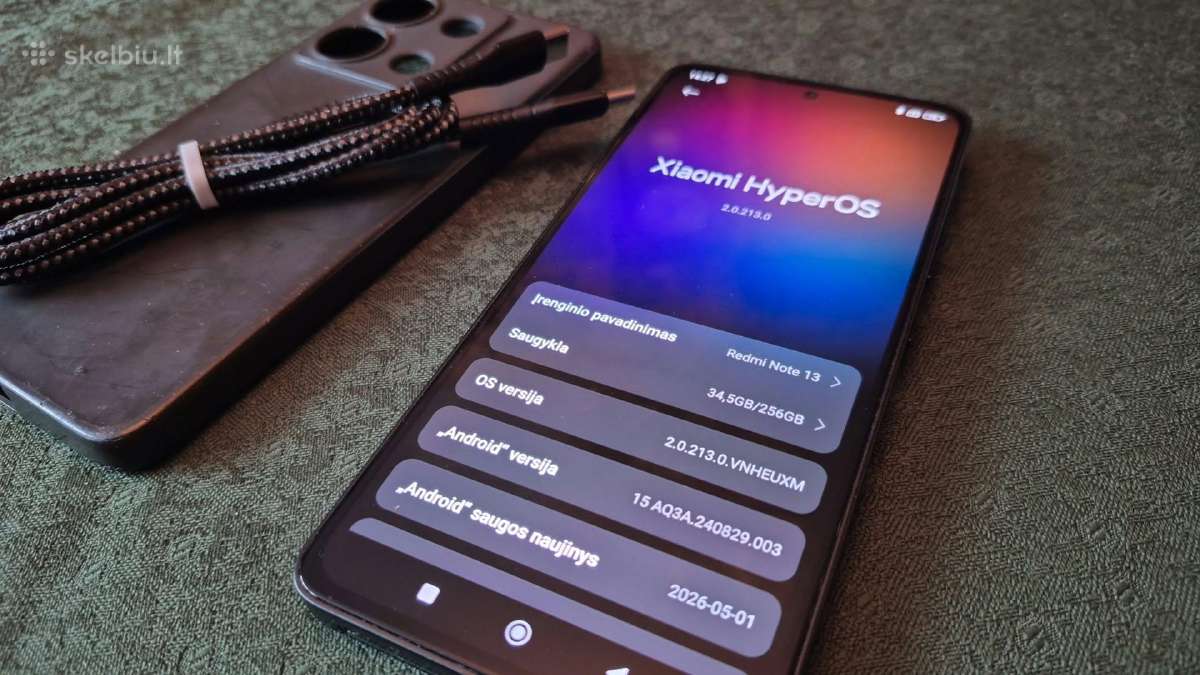 Xiaomi redmi Note 13 16/256gb - nuotraukos Nr. 3