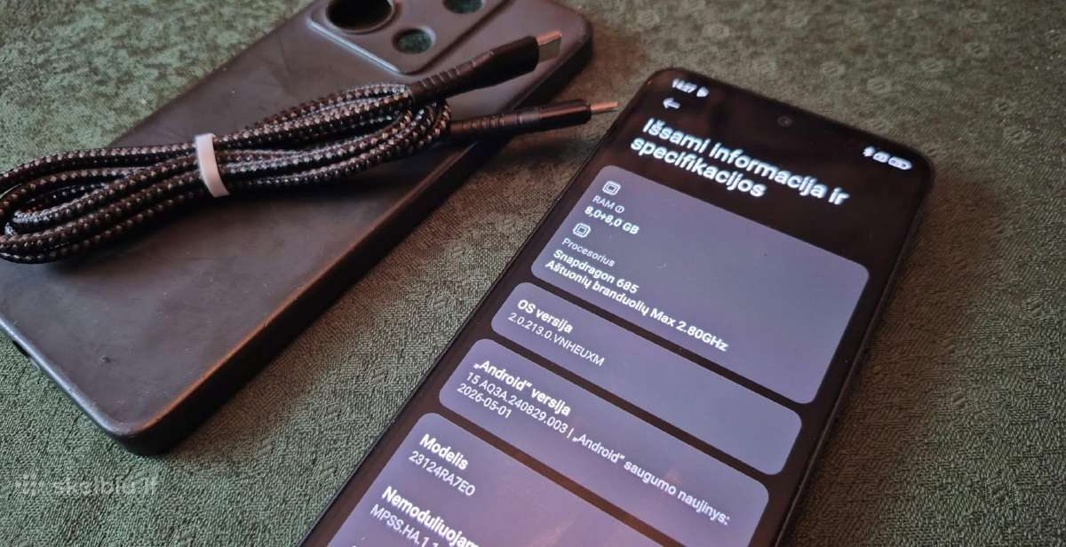 Xiaomi redmi Note 13 16/256gb - nuotraukos Nr. 4