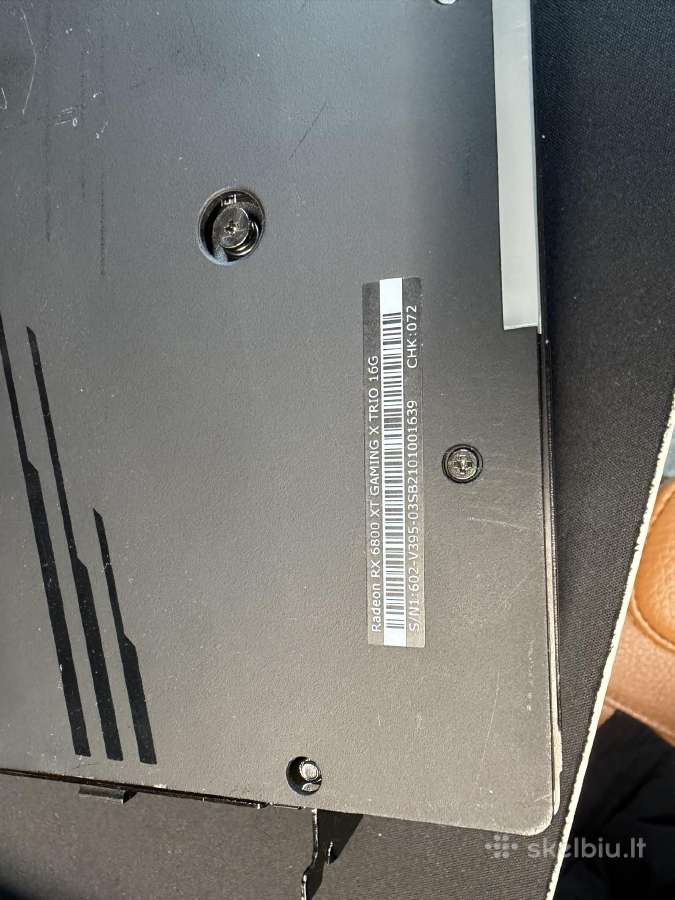 Msi Gaming Trio 6800xt 16gb Su Defektu - nuotraukos Nr. 3
